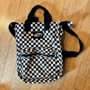 Vans Black and White Checkered Men's Bag